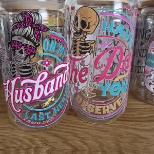 Set Of 2 Glass Tumblers